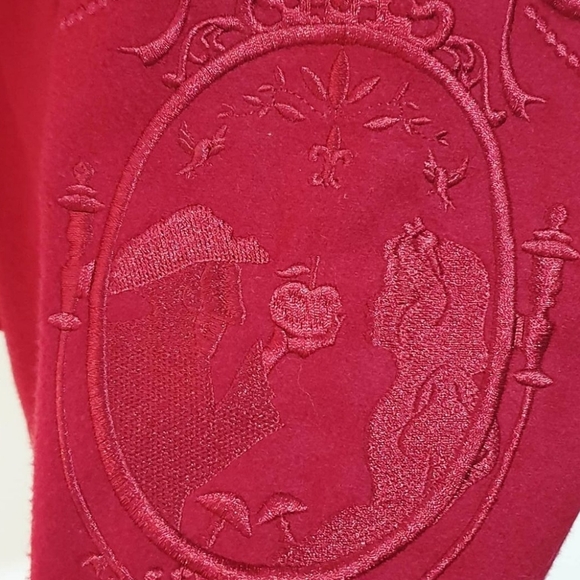 Hell Bunny Fairytale Coat in Burgundy XS - Picture 4 of 5